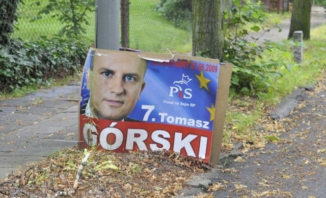Kampania Tomasza Górskiego, według doniesień Komitetu Wyborczego PiS opisanego przez prasę, obejmowała m.in. rozwieszenie ok. 80 tys. plakatów