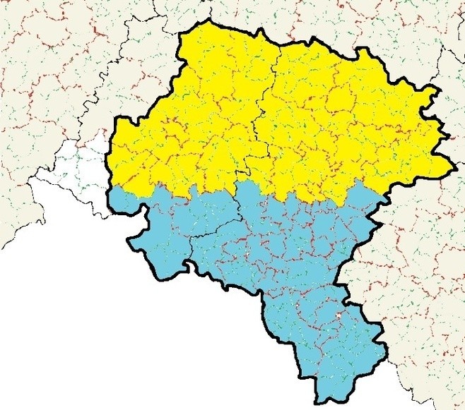 3 wersje nowego podziału Śląska [MAPY NOWEGO WOJ. ŚLĄSKIEGO]...