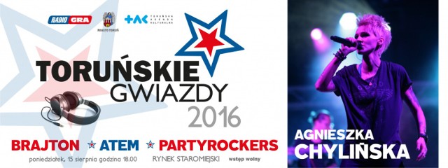 Koncert Toruńskie Gwiazdy 2016 już w poniedziałek