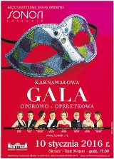 Kabaret pod Wyrwigroszem i Karnawałowa Gala Operowo-Operetkowa w Sieradzu 