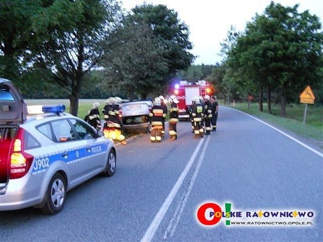 Opole: Wypadek na drodze krajowej na odcinku Jełowa- Bierdzany