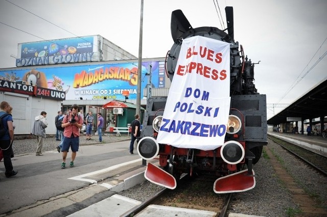 O godzinie 13.18 z dworca Poznań Główny w sobotę ruszył Blues Express do Zakrzewa