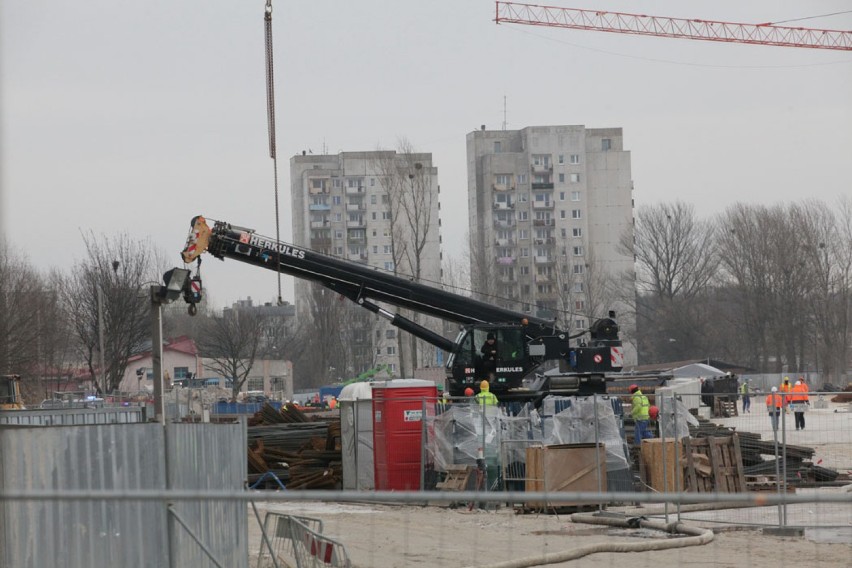 Wypadek na budowie Dworca Łódź Fabryczna