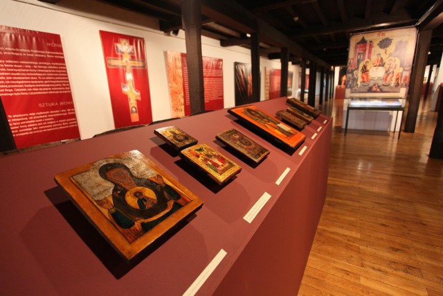 Wystawa XVII-wiecznych ikon w Centralnym Muzeum Włókiennictwa w Łodzi