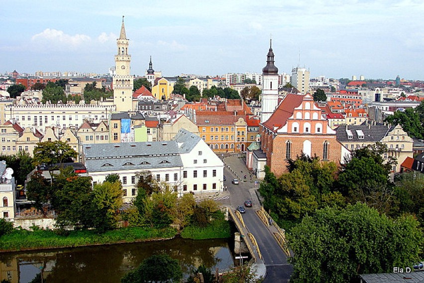 Panorama Opola z Wieży Piastowskiej