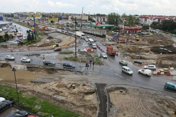 Koniec korków na rondzie Ofiar Katynia