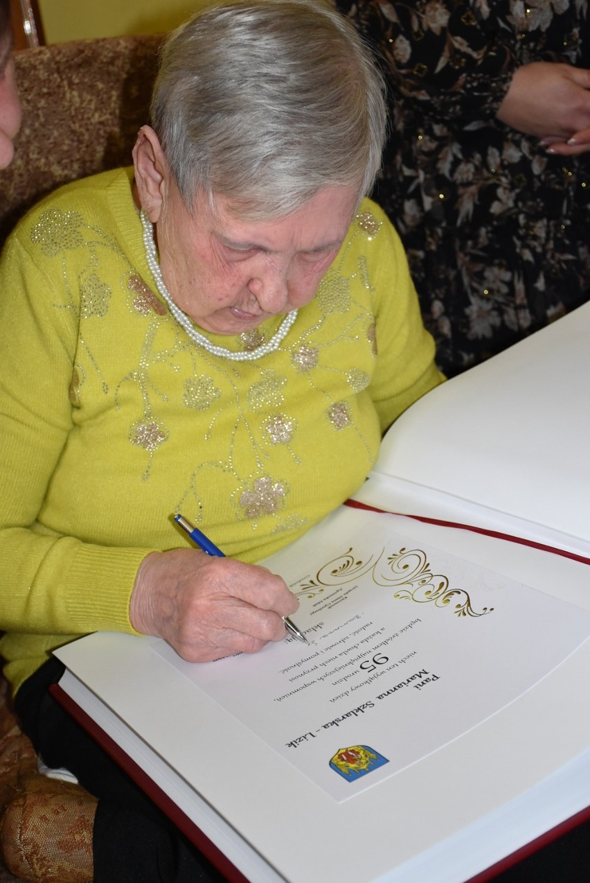 Pani Marianna Szklarska – Lizik obchodziła jubileusz 95-tych urodzin