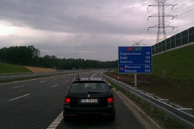 Autostrada A1 do Pyrzowic otwarta! Pierwszy jazda