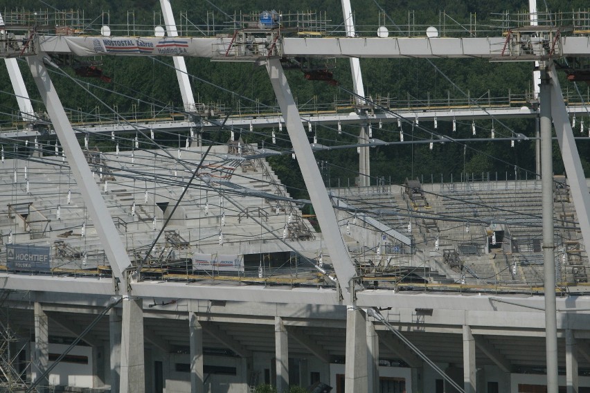 Na Stadionie Śląskim konstruktorzy popuszczają [ZDJĘCIA]