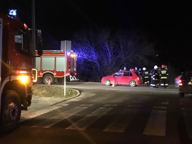 Wypadek w Redzie na ulicy Obwodowej