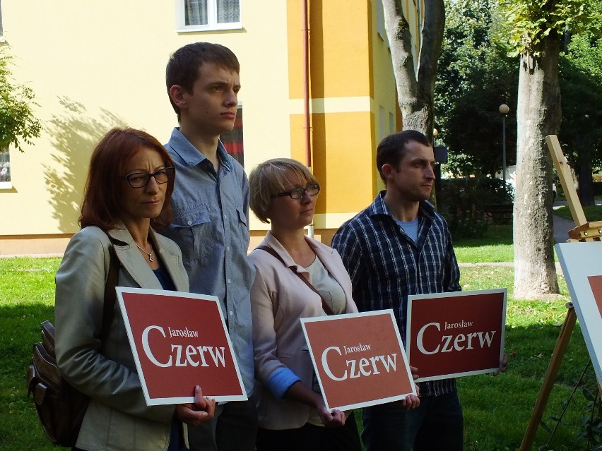 We wtorkowe przedpołudnie Jarosław Czerw, kandydat na...