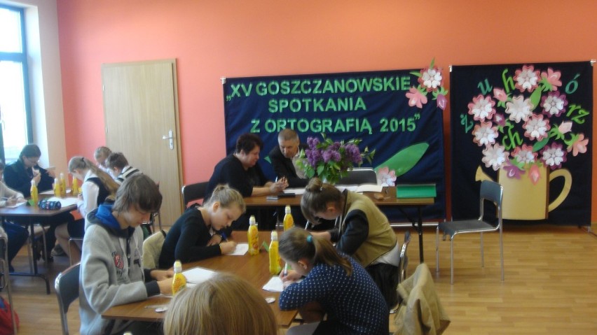 Goszczanowskie Spotkania z Ortografią 2015