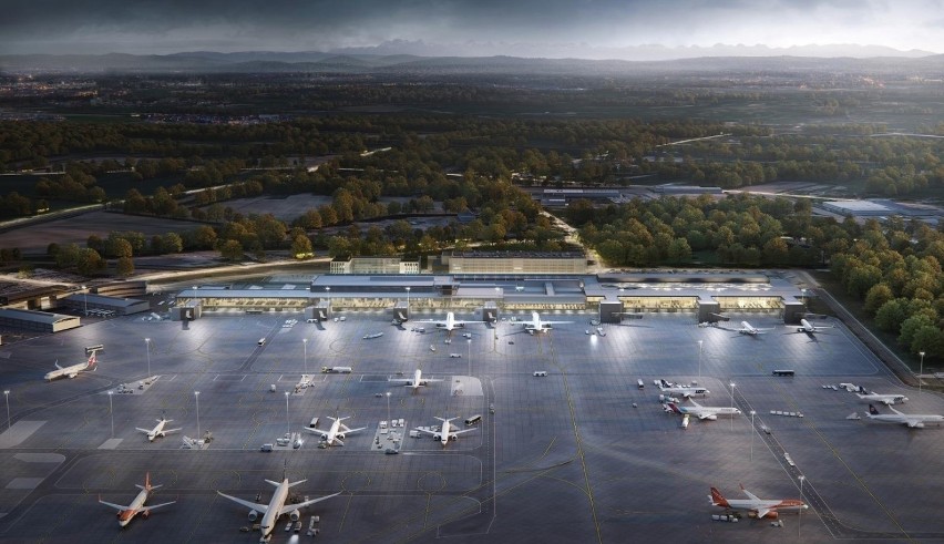 Optymizm na lotnisku Kraków-Balice. Kiedy i gdzie polecimy z Krakowa w 2021 roku. Jak będzie wyglądał terminal? [zobacz wizualizacje!]