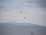 Balony nad Karkonoszami. Baloniarze przylecieli nad Jelenią Górę z Czech