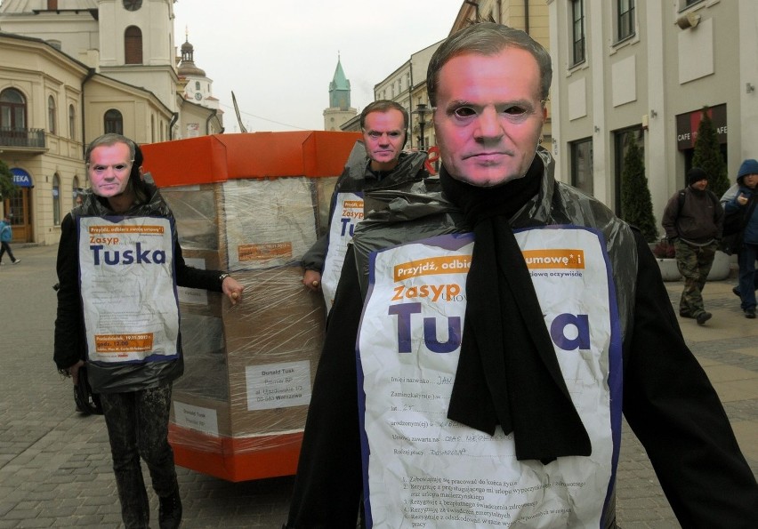 Zasyp Tuska: Lubelska Solidarność przeciwko &quot;umowom śmieciowym&quot; (FOTO)