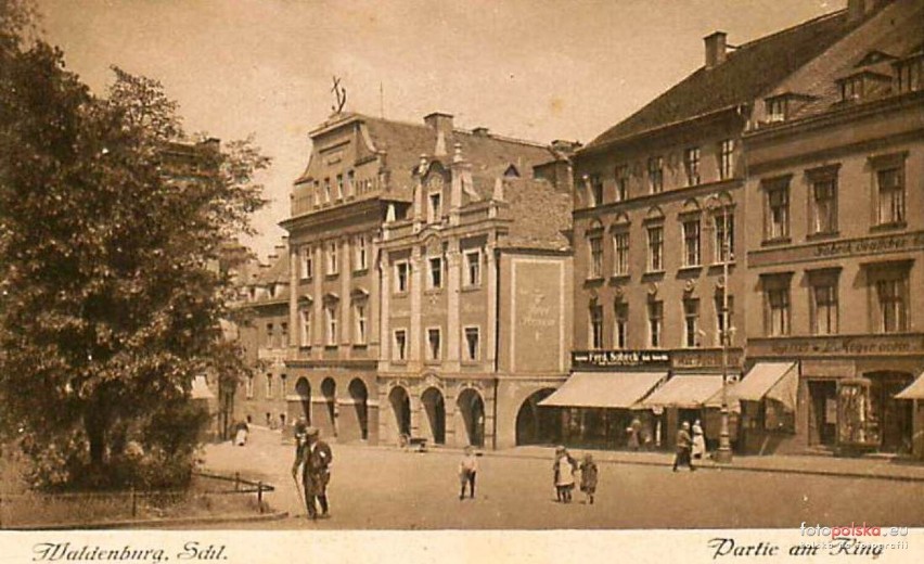 Rynek w Wałbrzychu na starych zdjęciach i rycinach