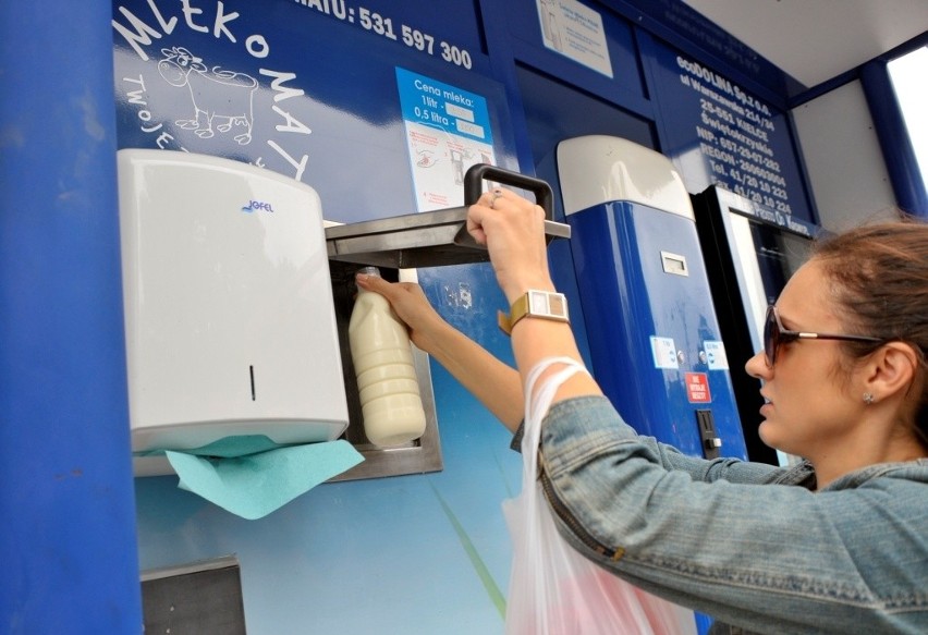 W Krakowie kupisz mleko z automatu [ZDJĘCIA]