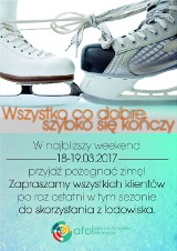 Lodowisko jeszcze tylko w ten weekend 