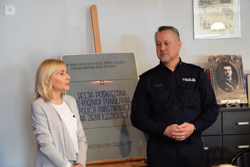 Uroczysta sesja z okazji 100. rocznicy powołania policji na Ziemi Łęczyckiej