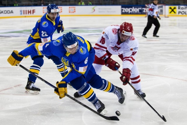 Mecz Polska-Ukraina. MŚ w hokeju na lodzie dywizja 1A. Kraków Arena