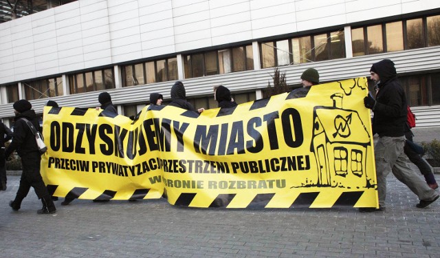 Anarchiści często zaznaczają w Poznaniu swoją obecność