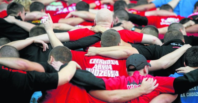 Na stadionie Piasta było około tysiąca kibiców Widzewa