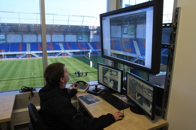 Stadion w Gliwicach należy do najnowocześniejszych w kraju....