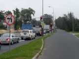 Łódź: korki na skrzyżowaniu... którego nie ma
