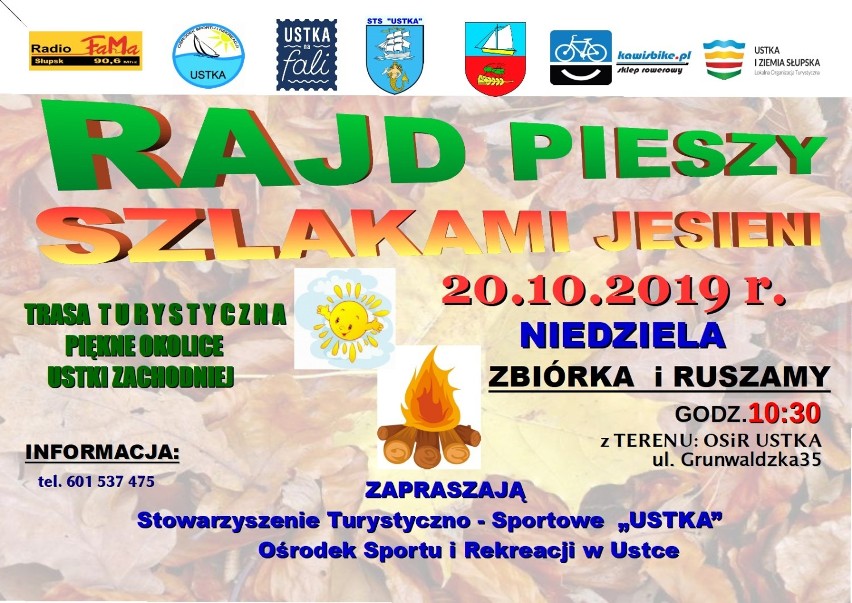 Zapraszają na rajd pieszy po okolicach Ustki Zachodniej  