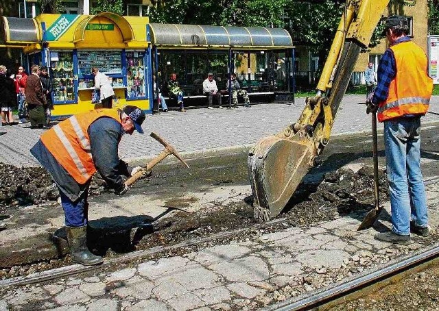 Na razie Tramwaje Śląskie we własnym zakresie modernizują tylko fragmenty torowisk