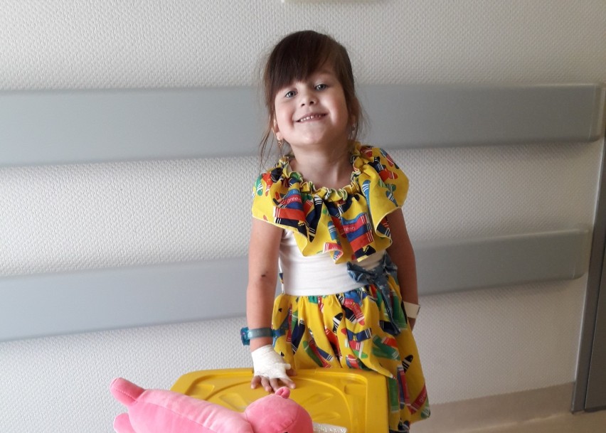 Gm. Suchy Dąb. Nadia, 6-letnia mała wojowniczka z Koźlin czeka na operację serca. Ruszyła zbiórka i licytacje