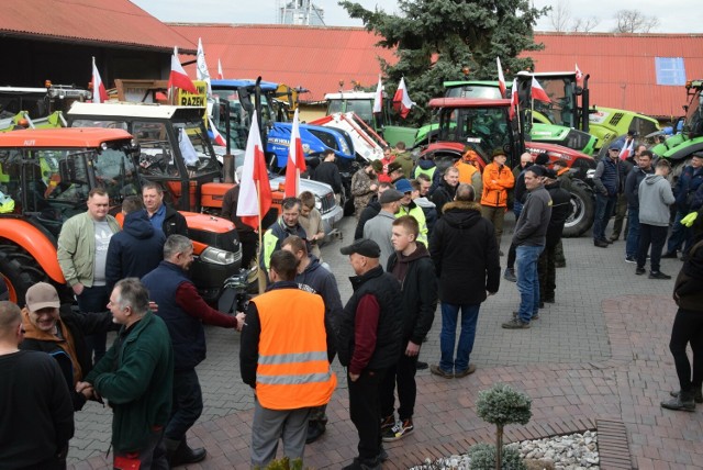 Dzisiejszy protest rolników w powiecie bielskim