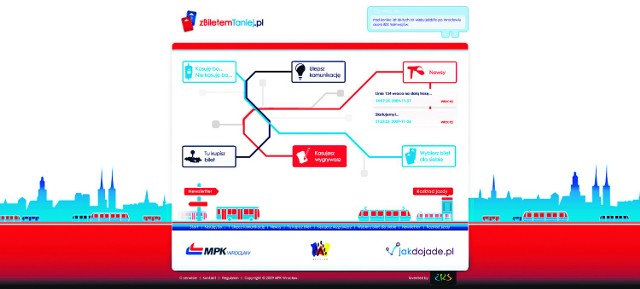 Tak wygląda strona nowego serwisu internetowego MPK