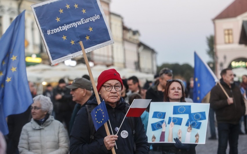 W niedzielę na rzeszowskim Rynku odbyła się demonstrację...