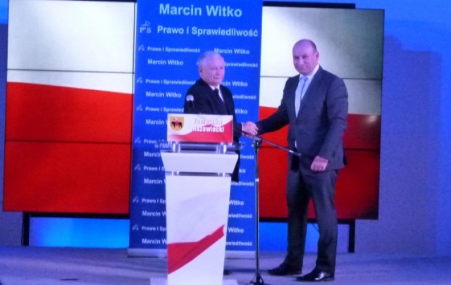 Prezes PiS Jarosław Kaczyński wspierał Marcina Witkę