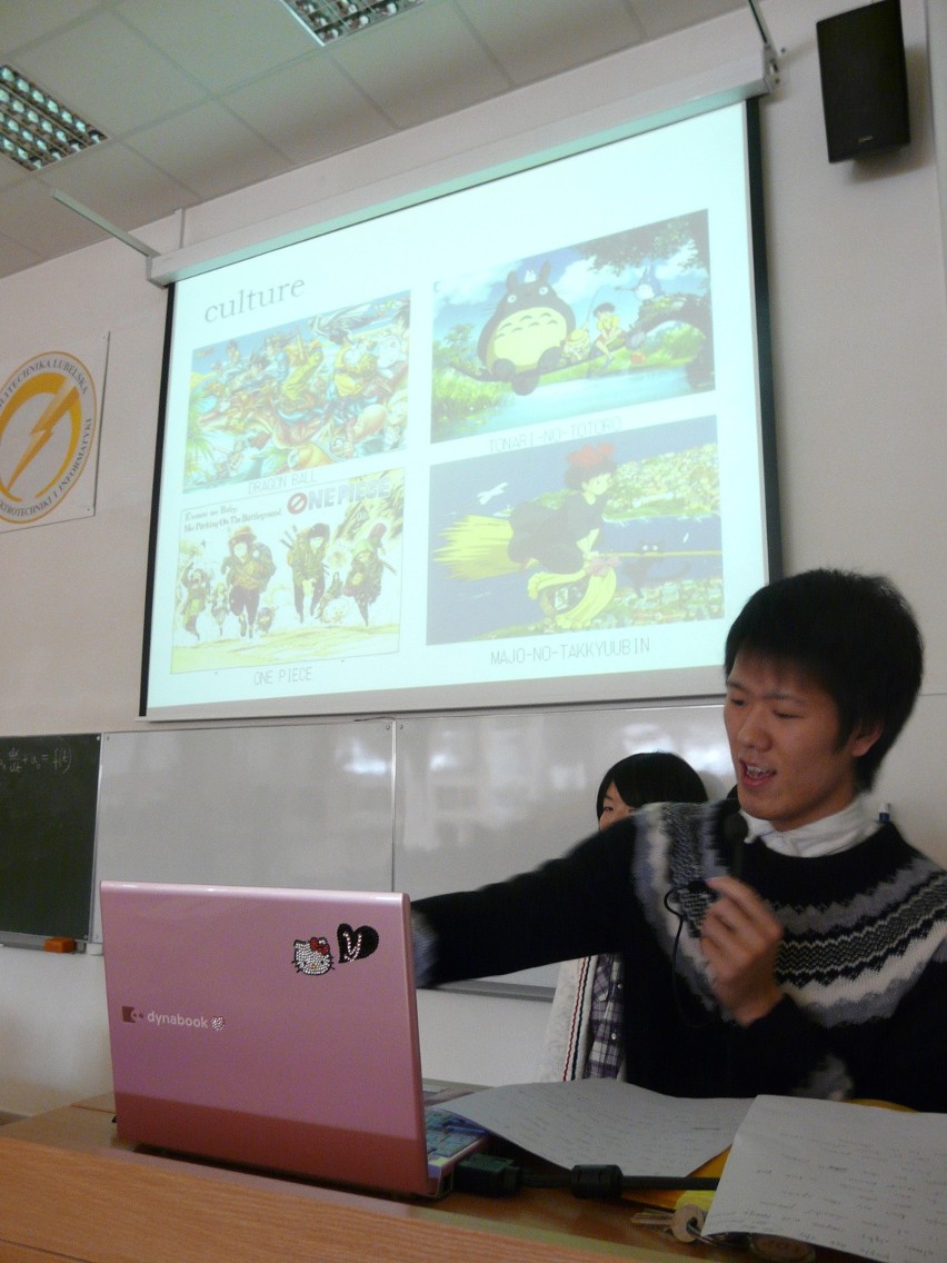 Junichi Ojama opowiadał o kulturze i historii Japonii.