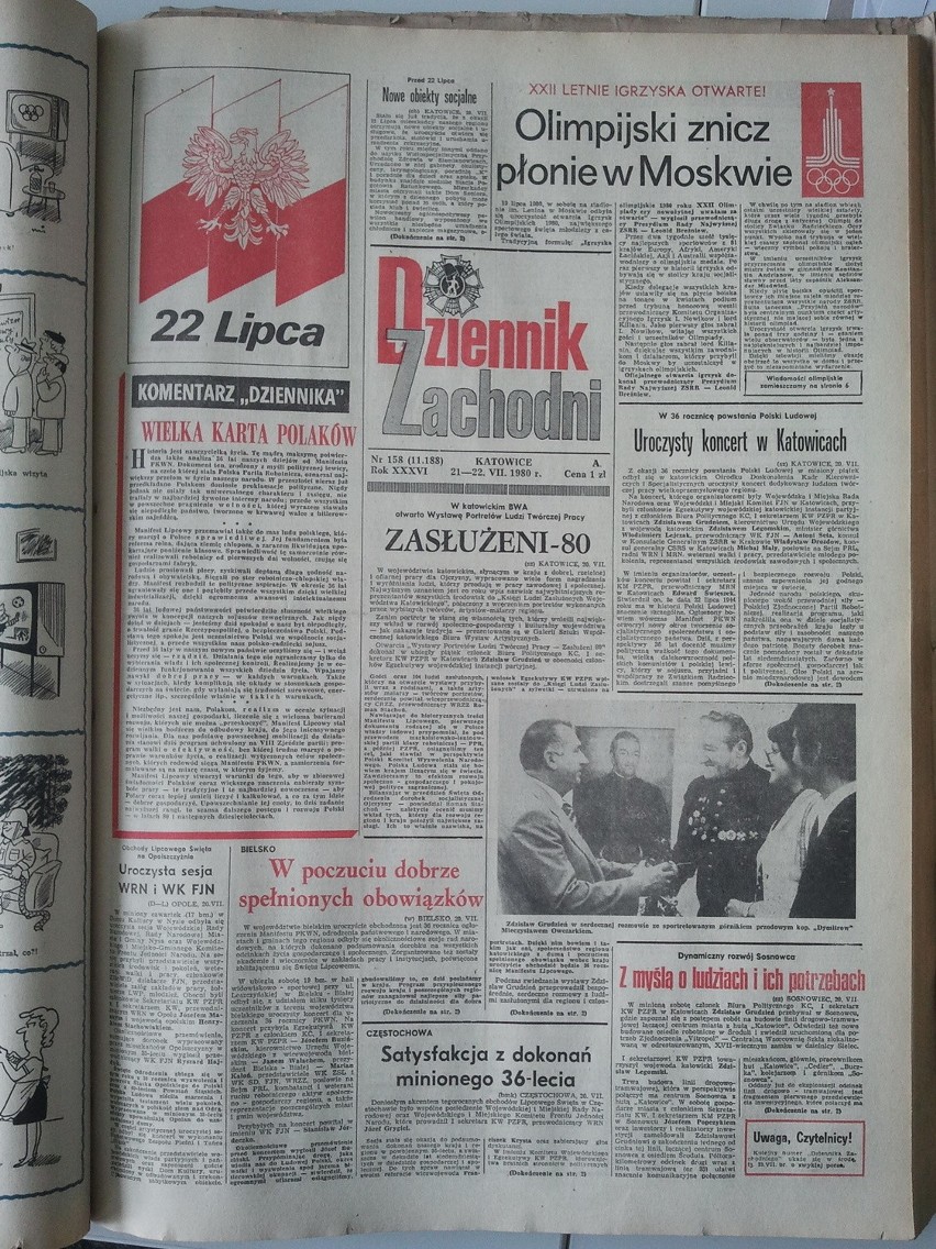 22 lipca: Zapomniane święto PRL w Dzienniku Zachodnim. Zobacz archiwalne wydania DZ