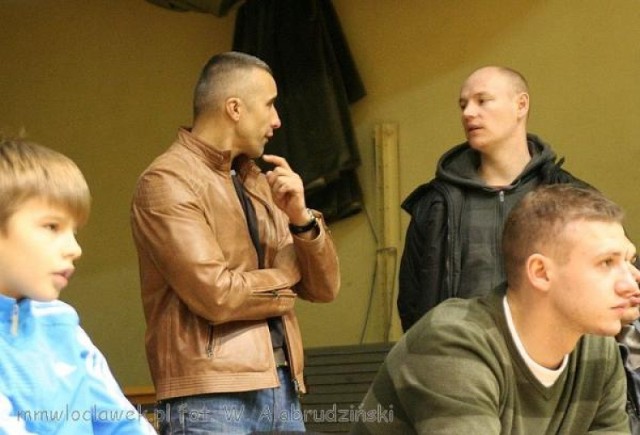 Grzegorz Kożan (z prawej) w rozmowie z Andrzejem Plutą