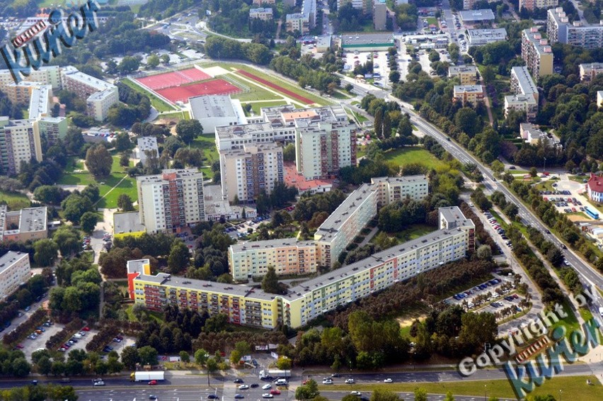 Lublin z lotu ptaka: Czechów Płn. i Choiny na zdjęciach