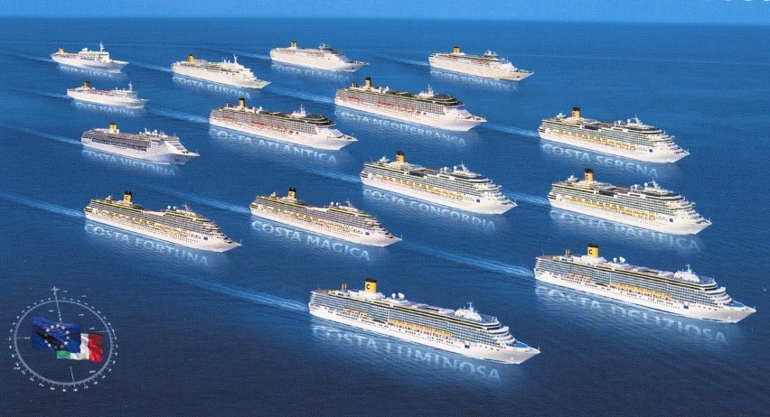 Luksus i nowoczesność, czyli imponująca flota Costa Cruises....