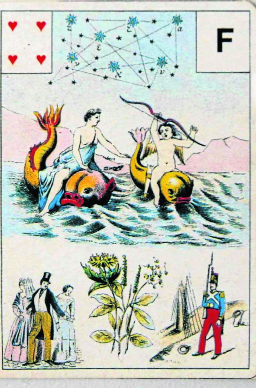 Karta Afrodyty i delfinów przekonuje Ryby, że szczęście jest...