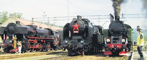 Na "Parowozjadę" do Suchej Beskidzkiej zjechały prawie wszystkie stare lokomotywy