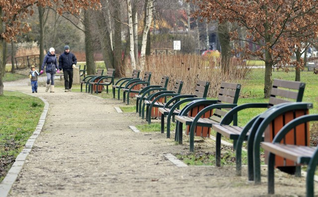 Nagrodzony park w Osowej.