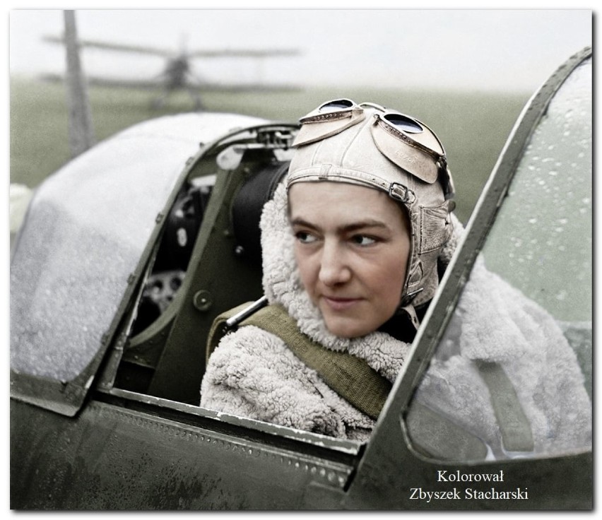Anna Leska - Daab (1910 – 1998) - kapitan pilot Polskich Sił...