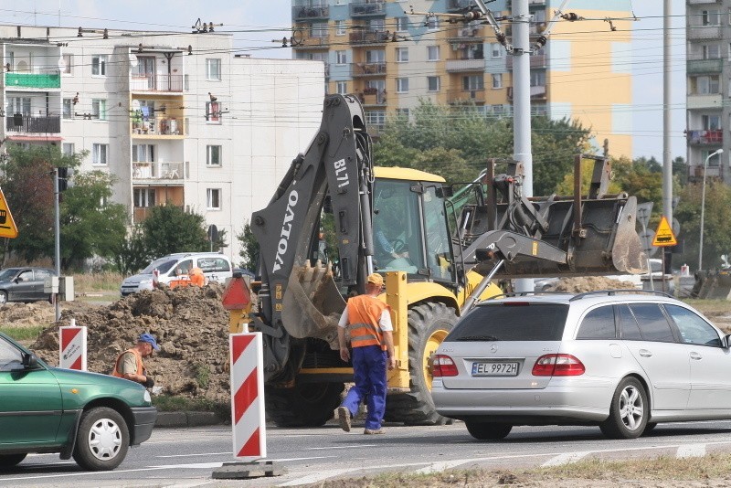 Gigantyczny korek na Widzewie