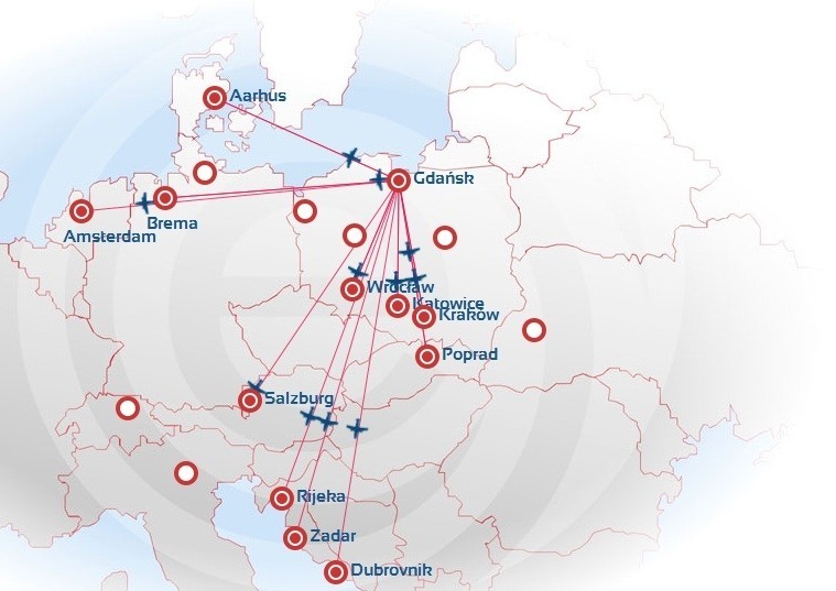 Eurolot zmienia siatkę połączeń z Gdańska. Bez lotów do Popradu, a od nowego roku także do Katowic