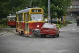 Prawie godzinę nie kursowały tramwaje na ulicy Puławskiej