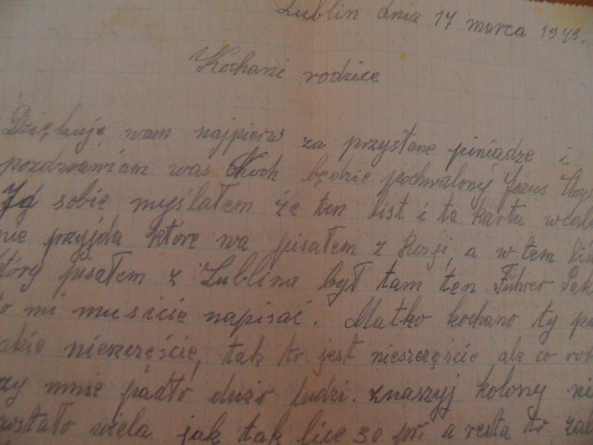 Bytom, Michałkowice: Listy pisane z Wehrmachtu. Przechowane przez lata
