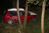 Tragedia w Grzechyni: 21-letni kierowca wylądował na drzewie