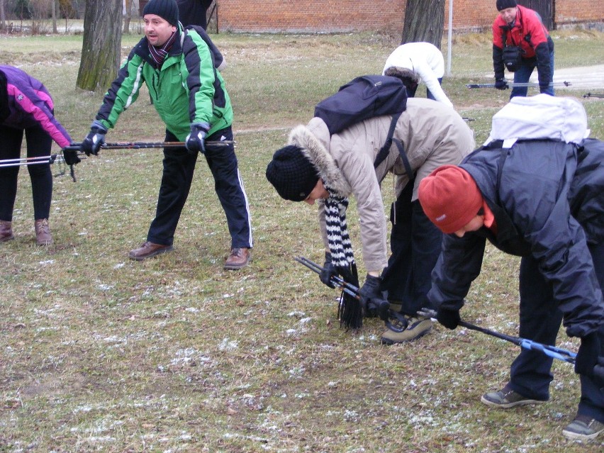 W Puszczy Zielonce marsze z kijkami organizowane były już...